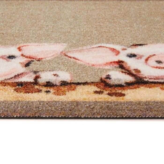 Washable Animal and Flower Themed Mats - Bargainia.com - 5026134631540 - MMNYAP_MYPIGL_050X075