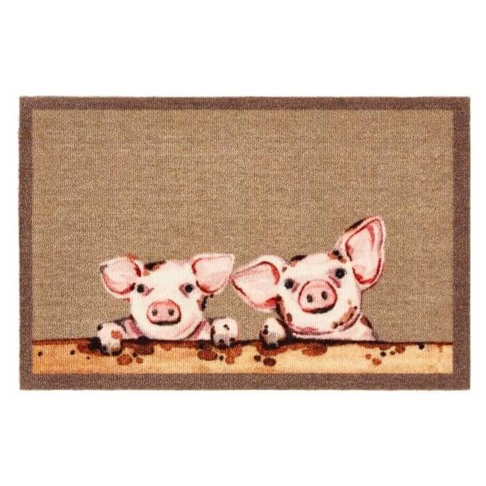 Washable Animal and Flower Themed Mats - Bargainia.com - 5026134631540 - MMNYAP_MYPIGL_050X075