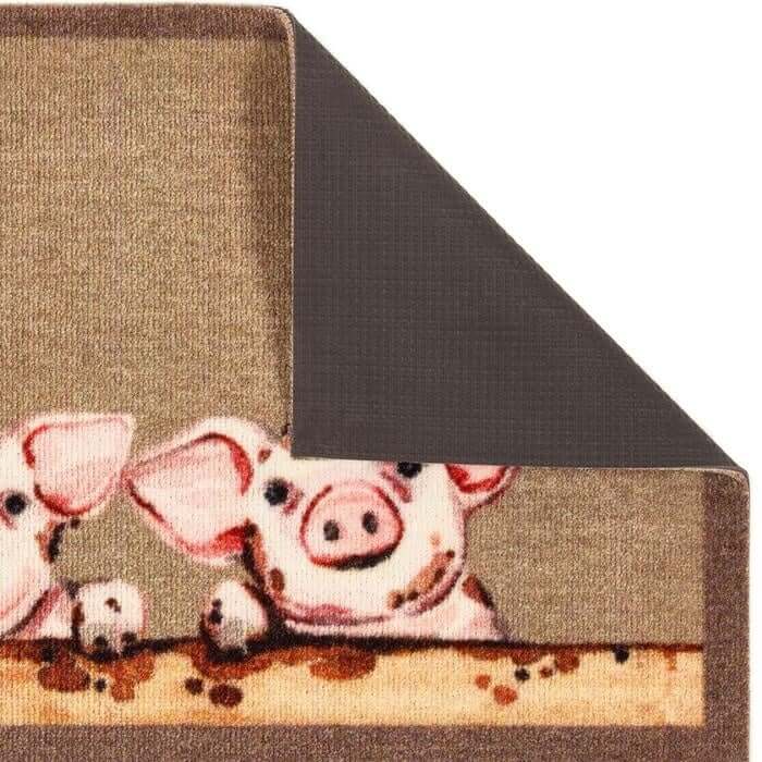 Washable Animal and Flower Themed Mats - Bargainia.com - 5026134631540 - MMNYAP_MYPIGL_050X075
