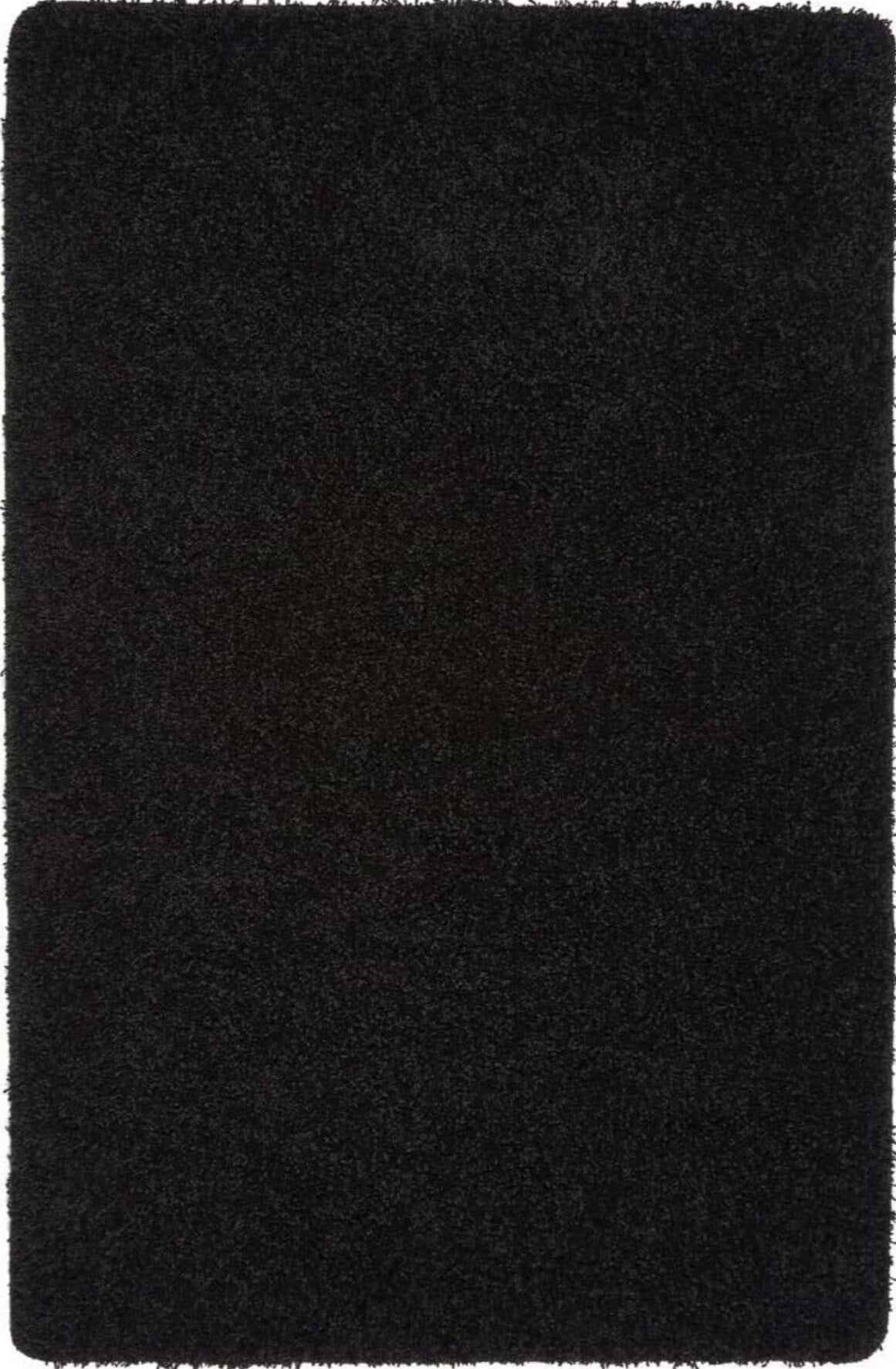 Washable Black Shaggy Rug - Bargainia.com - 5026134539556 - MYRUGX_BLACKX_060X100