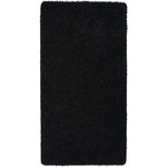 Washable Black Shaggy Rug - Bargainia.com - 