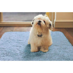 Washable Blue Shaggy Rug - Bargainia.com - 