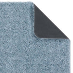 Washable Blue Shaggy Rug - Bargainia.com - 