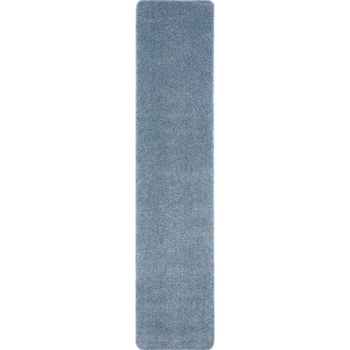 Washable Blue Shaggy Rug - Bargainia.com - 