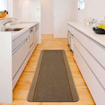 Washable Bordered Beige Rug | 116B - Bargainia.com - 