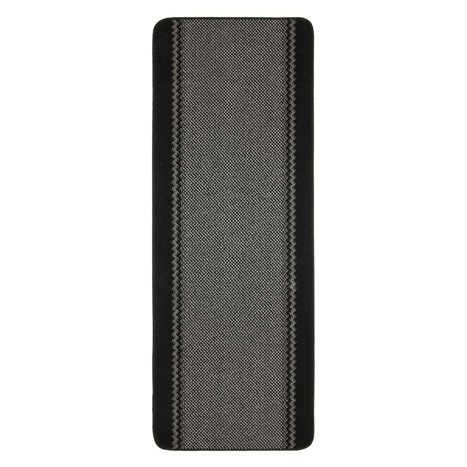 Washable Bordered Black Rug | 116Bl - Bargainia.com - 