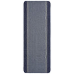 Washable Bordered Blue Rug | 116Blu - Bargainia.com - 