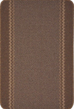 Washable Bordered Brown Rug | 116Br - Bargainia.com - 
