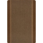 Washable Bordered Brown Rug | 116Br - Bargainia.com - 