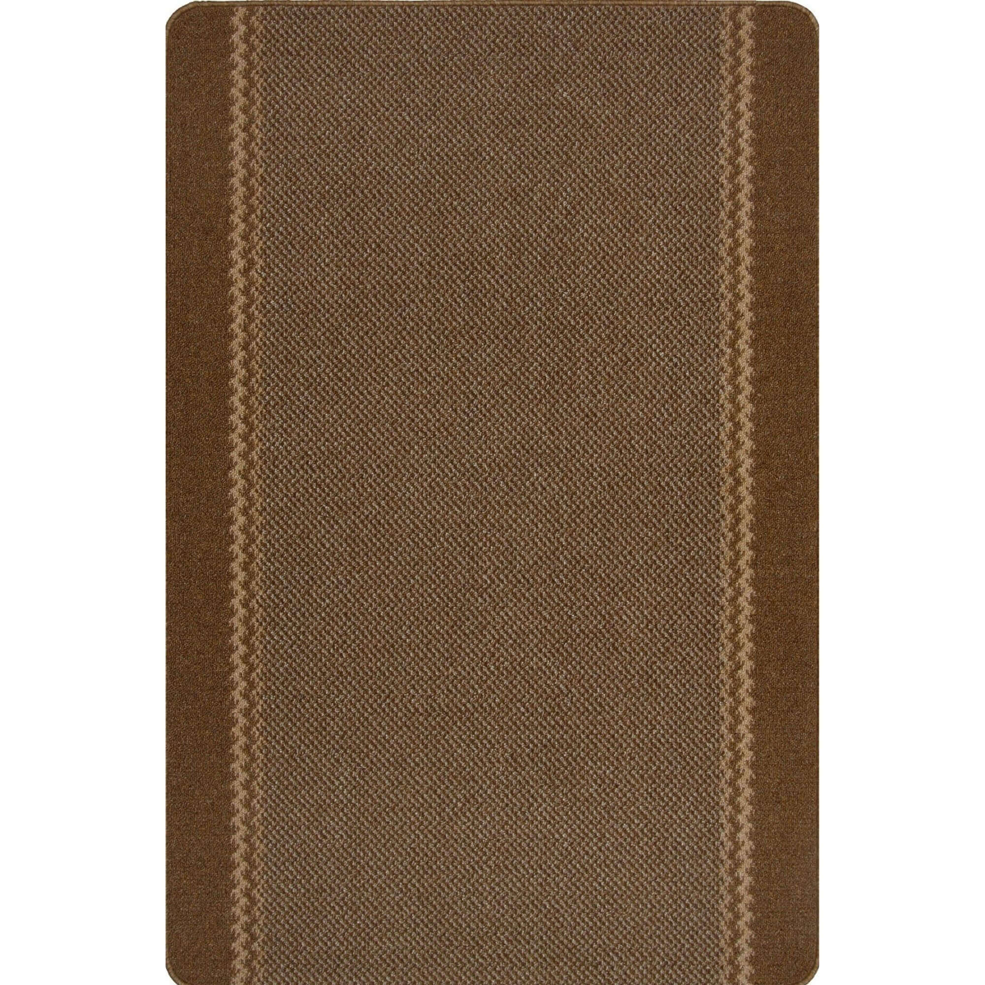 Washable Bordered Brown Rug | 116Br - Bargainia.com - 5060676067450 - KIL022004