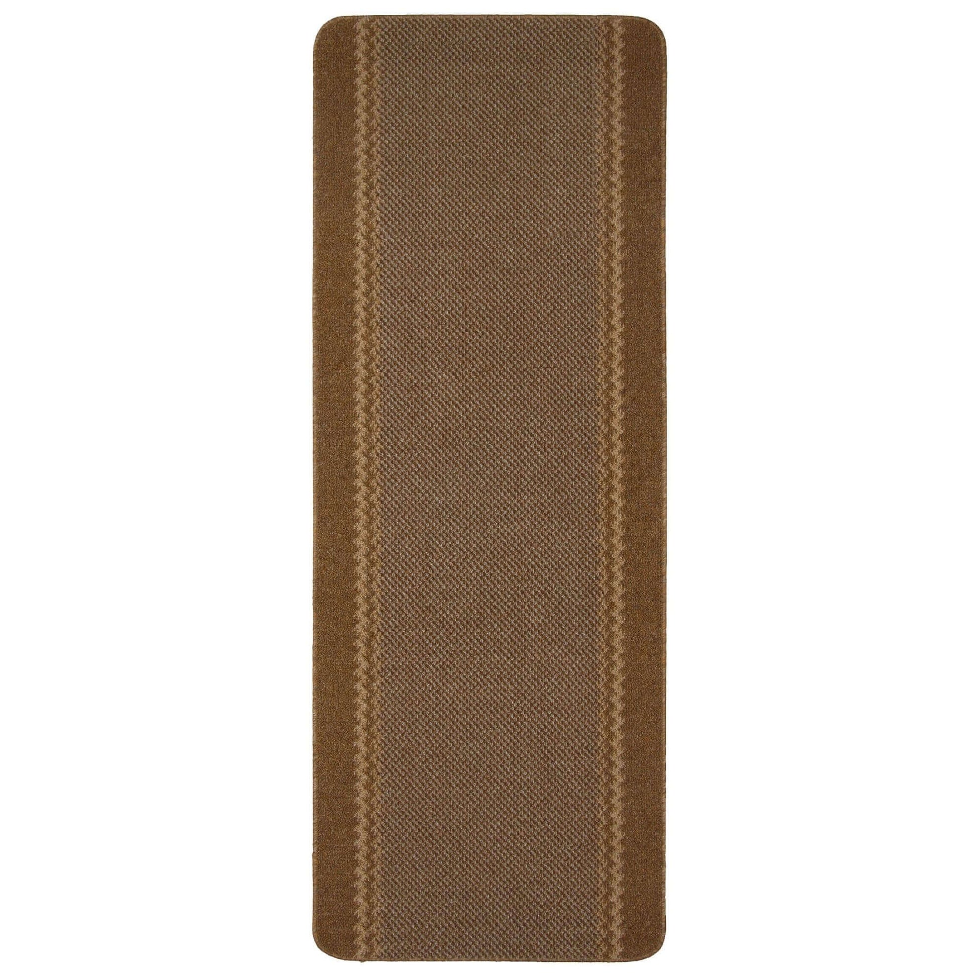 Washable Bordered Brown Rug | 116Br - Bargainia.com - 5060676067542 - KIL026004