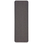 Washable Bordered Dark Grey Rug | 110D - Bargainia.com - 
