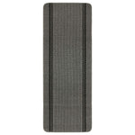 Washable Bordered Dark Grey Rug | 116D - Bargainia.com - 