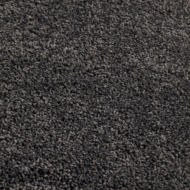Washable Charcoal Shaggy Rug - Bargainia.com - 