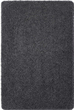 Washable Charcoal Shaggy Rug - Bargainia.com - 