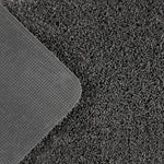 Washable Charcoal Shaggy Rug - Bargainia.com - 
