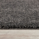 Washable Charcoal Shaggy Rug - Bargainia.com - 