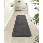 Washable Charcoal Shaggy Rug - Bargainia.com - 