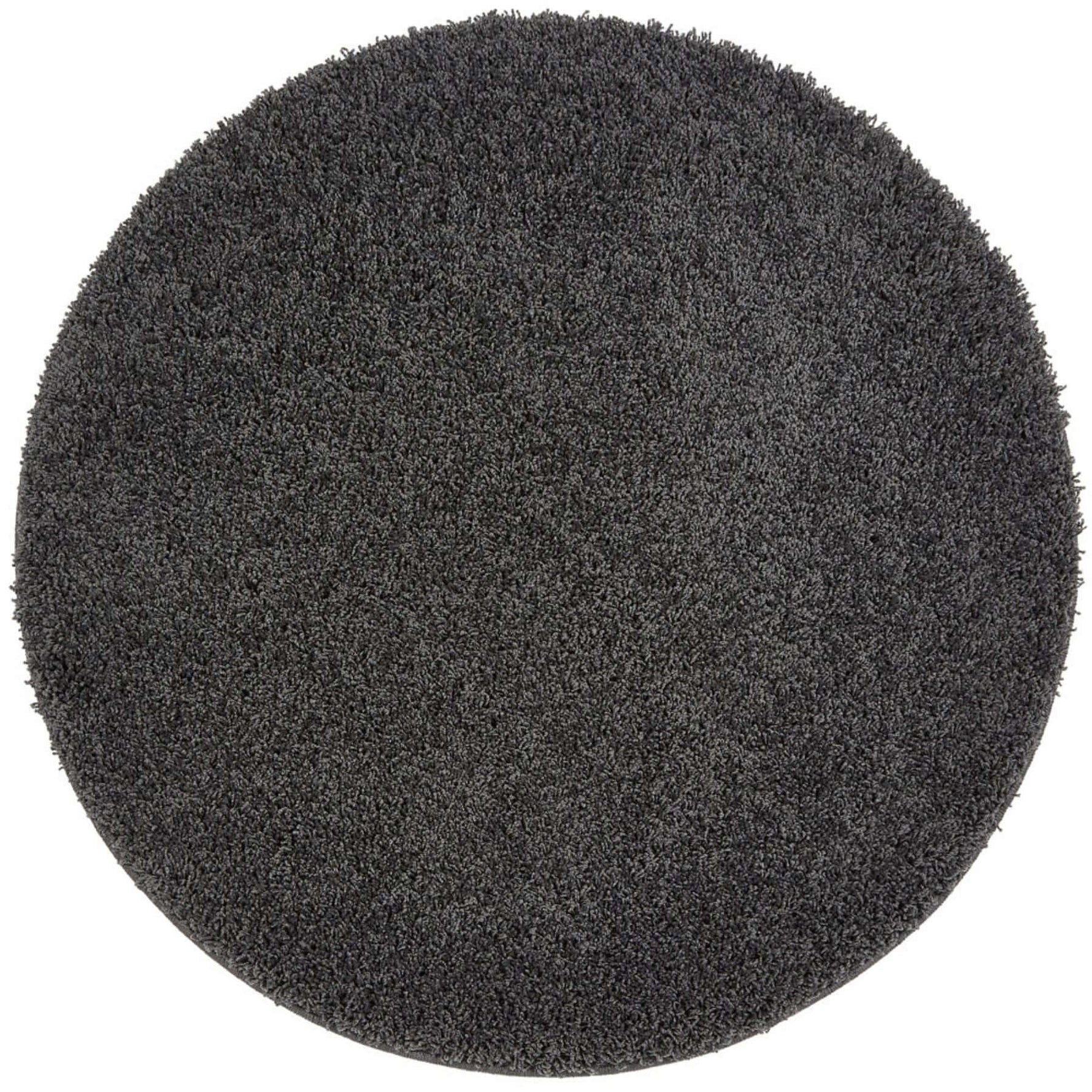 Washable Charcoal Shaggy Rug - Bargainia.com - 