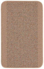 Washable Designer Bordered Beige Rug | 110B - Bargainia.com - 