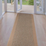 Washable Designer Bordered Beige Rug | 110B - Bargainia.com - 