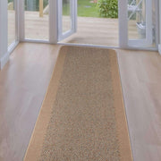 Washable Designer Bordered Beige Rug | 110B - Bargainia.com - 5060676060338 - COP010001