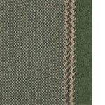 Washable Designer Bordered Green Rug | 116Gr - Bargainia.com - 