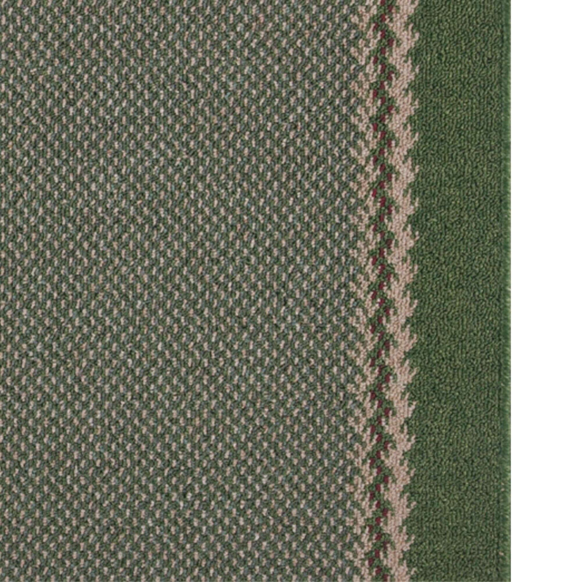 Washable Designer Bordered Green Rug | 116Gr - Bargainia.com - 5060676067214 - KIL007006