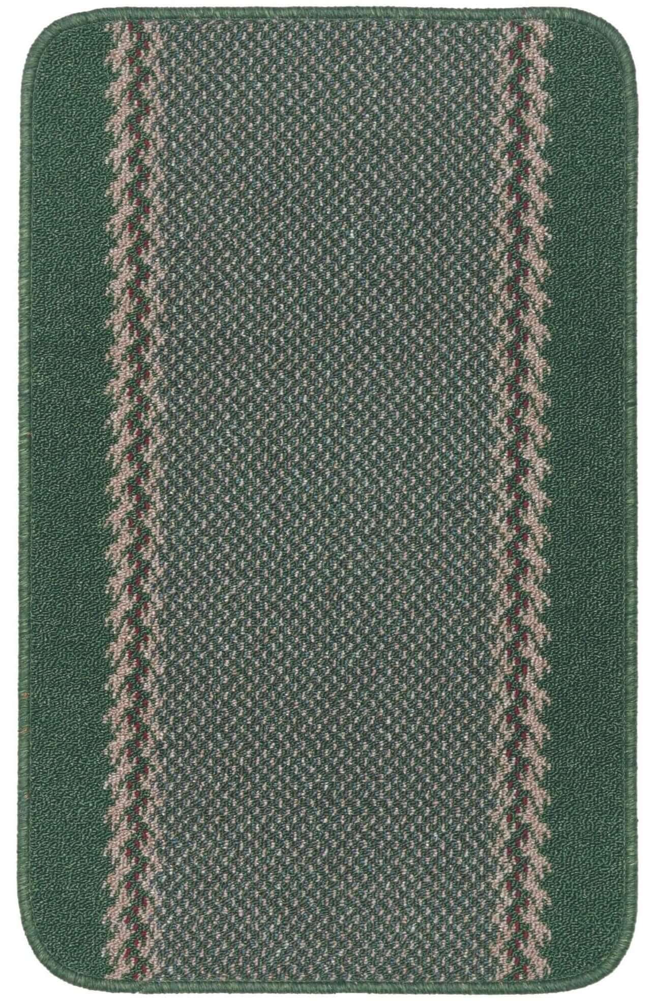 Washable Designer Bordered Green Rug | 116Gr - Bargainia.com - 5060676067214 - KIL007006