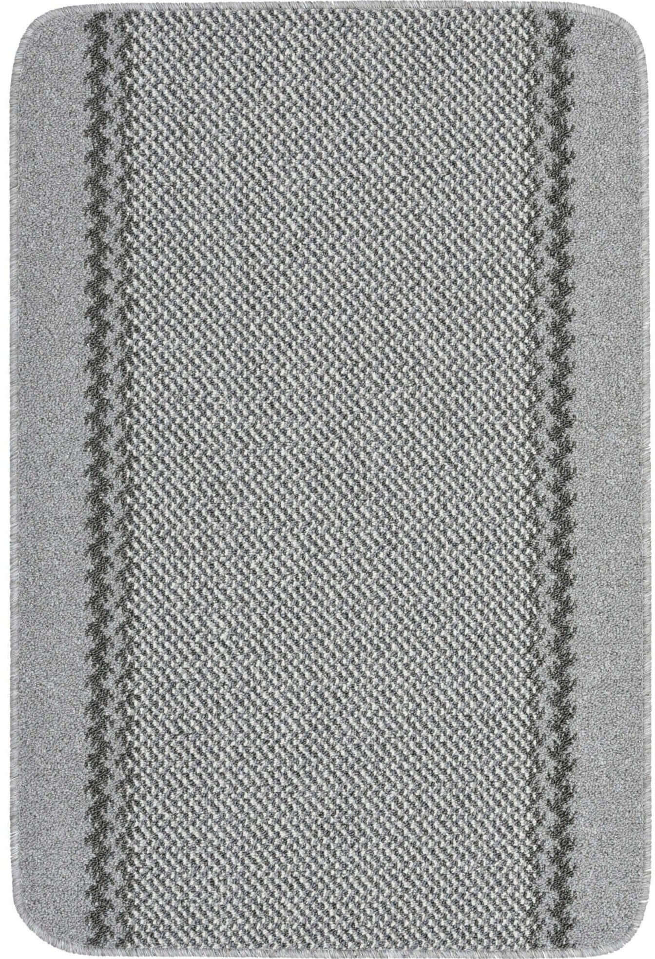 Washable Designer Bordered Grey Rug | 116G - Bargainia.com - 5060676067191 - KIL007008