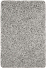 Washable Ghost Grey Shaggy Rug - Bargainia.com - 