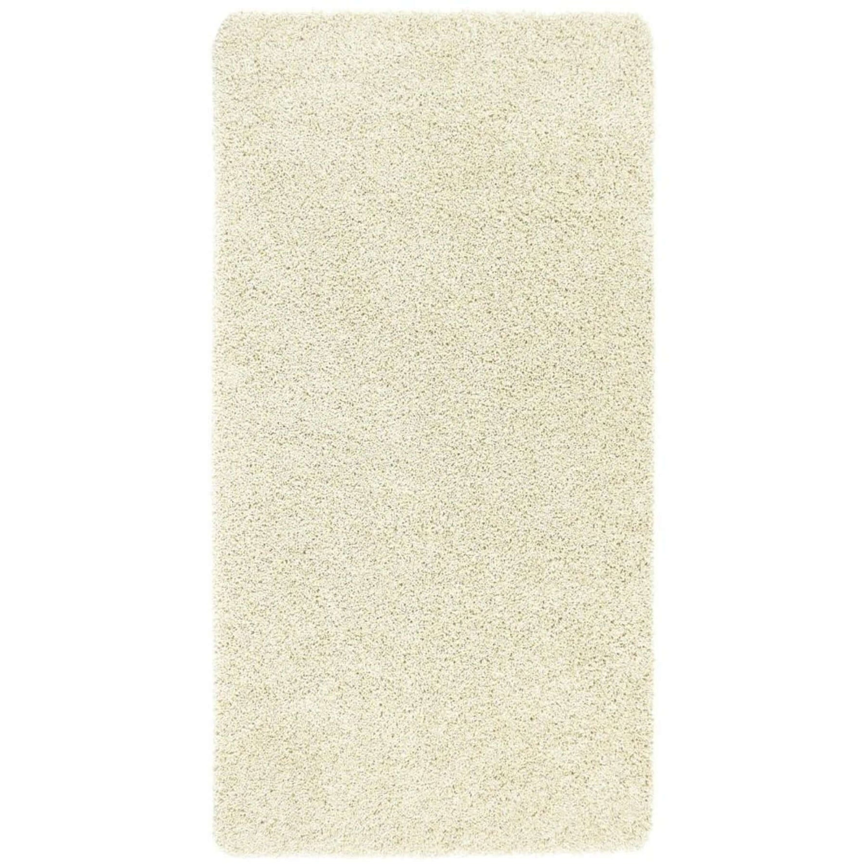 Washable Ghost Ivory Shaggy Rug - Bargainia.com - 