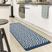 Washable Mat and Runner Diamond - Bargainia.com - 5026134603288 - MMSTAI_NAVYXX_050X075