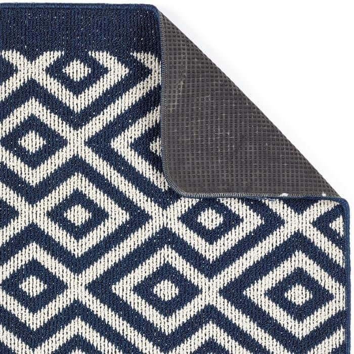 Washable Mat and Runner Diamond - Bargainia.com - 5026134603424 - MMSTAI_NAVYXX_065X200
