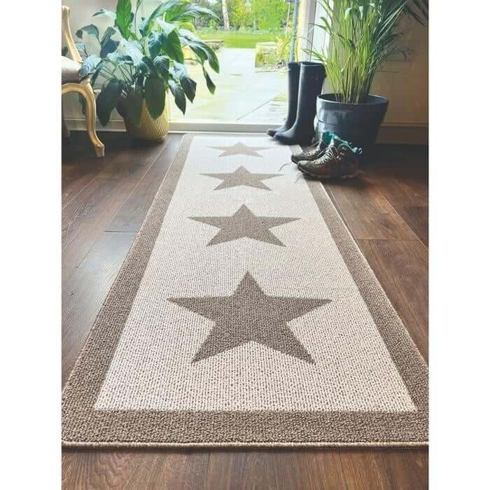 Washable Mat and Runner Star Design - Bargainia.com - 5026134546271 - MUSTAR_STONEX_050X080