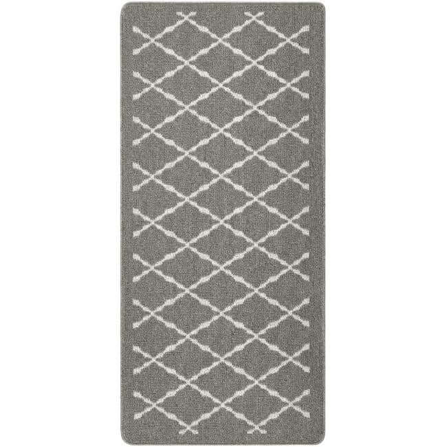 Washable Mat and Runners Diamond - Bargainia.com - 5026134611115 - MUARBO_SILVER_067X150