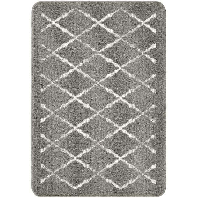 Washable Mat and Runners Diamond - Bargainia.com - 5026134611122 - MUARBO_SILVER_067X100