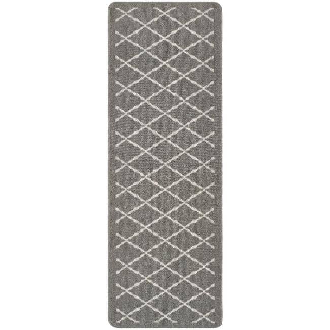 Washable Mat and Runners Diamond - Bargainia.com - 5026134611139 - MUARBO_SILVER_067X200