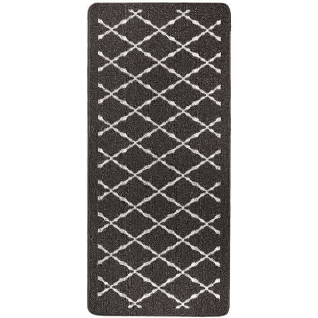 Washable Mat and Runners Diamond - Bargainia.com - 5026134611344 - MUARBO_CHARCL_067X150