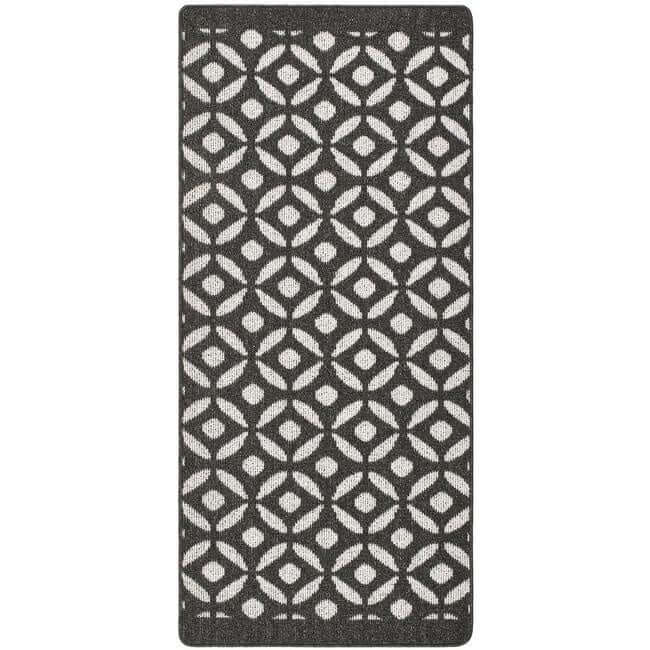 Washable Mat and Runners Geometric Design - Bargainia.com - 5026134611184 - MUCRES_CHARCL_067X150