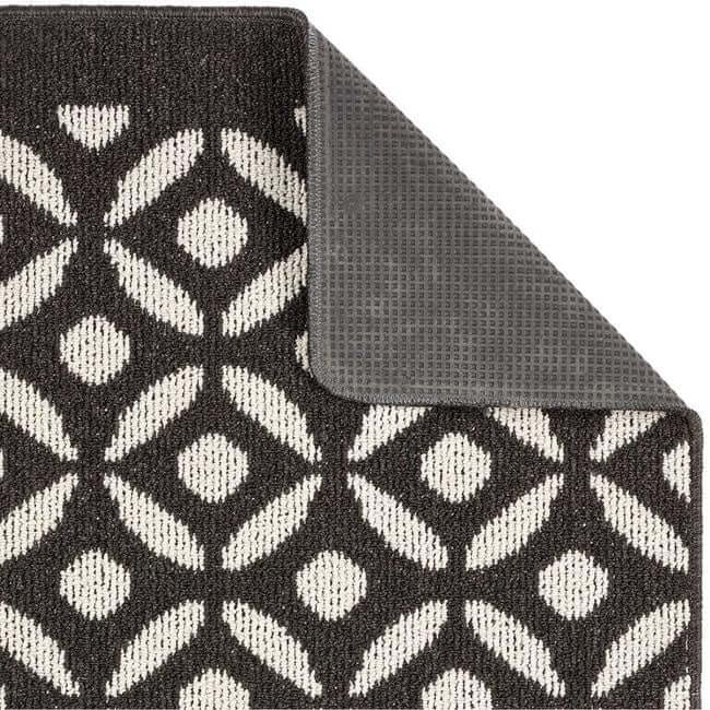 Washable Mat and Runners Geometric Design - Bargainia.com - 5026134611191 - MUCRES_CHARCL_067X200