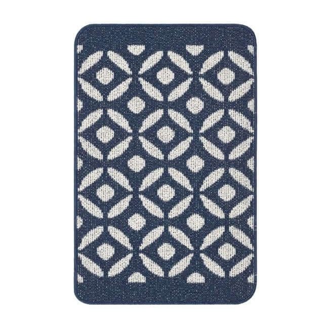 Washable Mat and Runners Geometric Design - Bargainia.com - 5026134611207 - MUCRES_NAVYXX_050X080