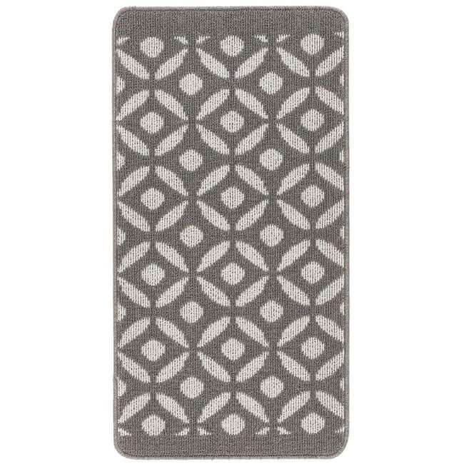 Washable Mat and Runners Geometric Design - Bargainia.com - 5026134611252 - MUCRES_SILVER_067X100