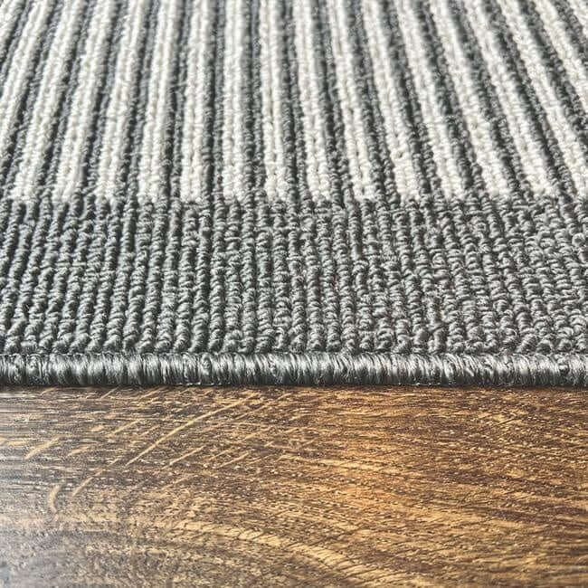 Washable Mat and Runners Stripe Design - Bargainia.com - 5026134539389 - MUSTPE_SILVER_067X200