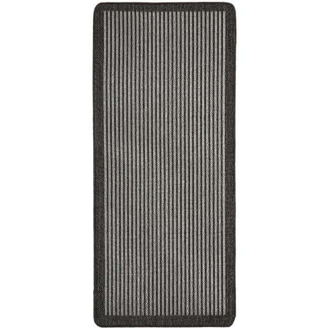 Washable Mat and Runners Stripe Design - Bargainia.com - 5026134539402 - MUSTPE_CHARCL_067X150