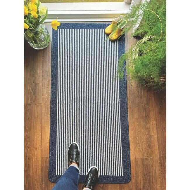 Washable Mat and Runners Stripe Design - Bargainia.com - 5026134604360 - MUSTPE_NAVYXX_050X080