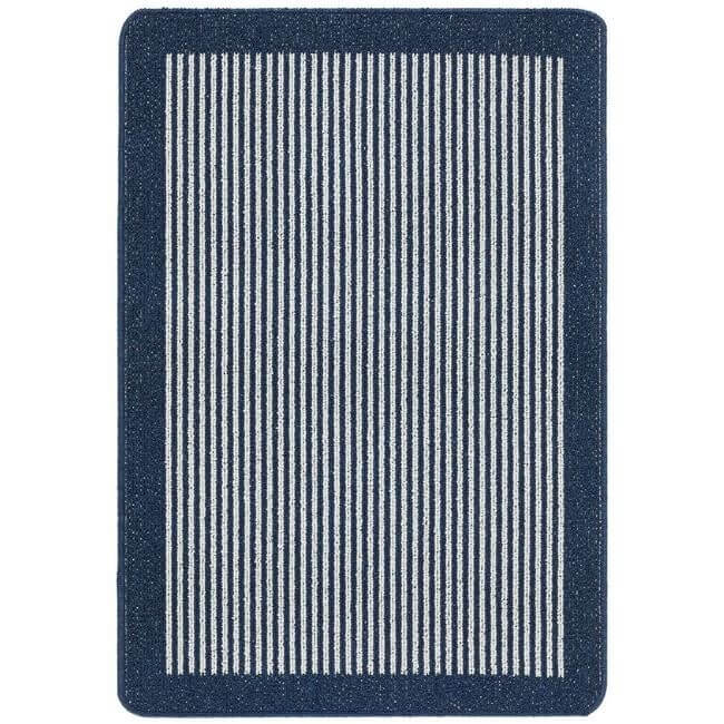 Washable Mat and Runners Stripe Design - Bargainia.com - 5026134604377 - MUSTPE_NAVYXX_067X100