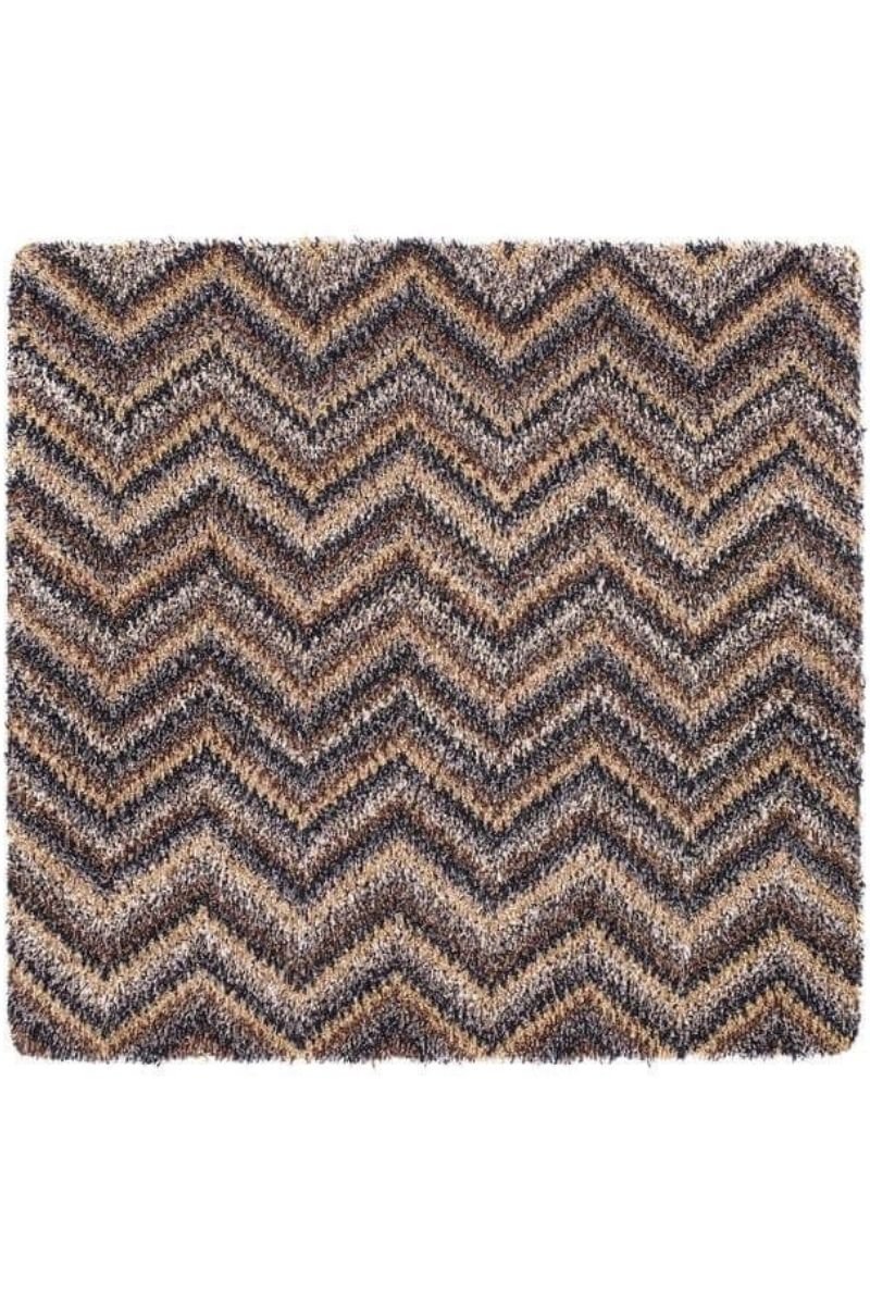 Washable Mat Chevron Design in Multicolour - Bargainia.com - 
