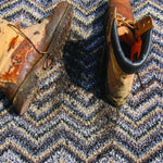 Washable Mat Chevron Design in Multicolour - Bargainia.com - 