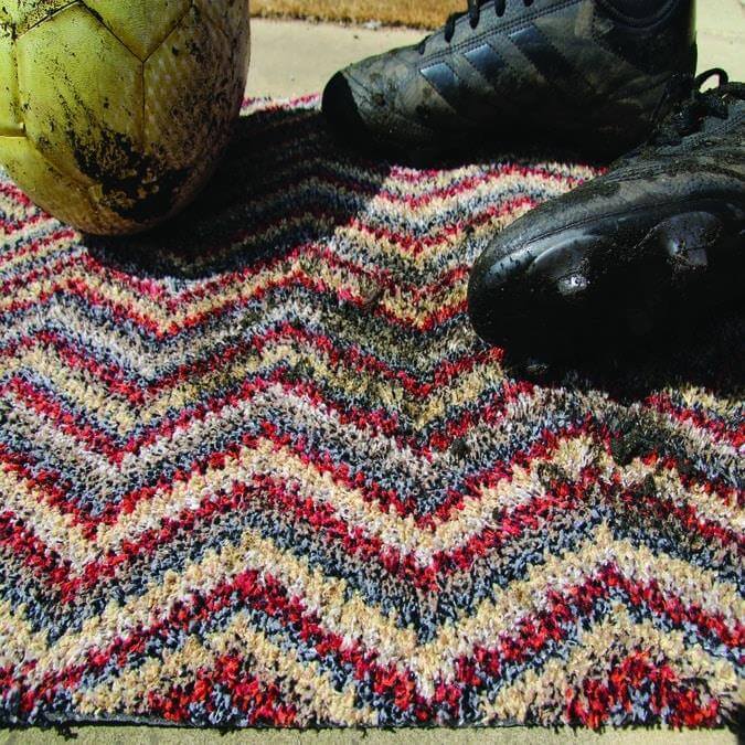 Washable Mat Chevron Design - Bargainia.com - 